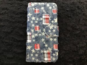 iPhone 7+ / 8+ -  Bookcase  - spijkerstof  IPhone 7+ / iPhone 8+