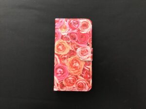 Motorola G6 plus / Bookcase roze bloemen  Motorola G6 plus/G6+