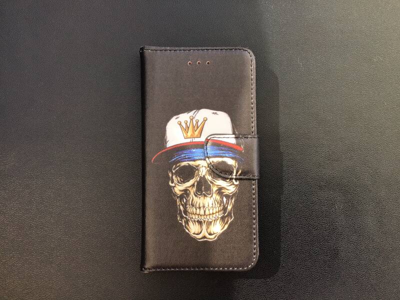 IPhone 6/6S -  Bookcase - doodskop/skelet  Iphone 6/6S