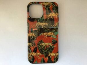 iPhone 12 / 12 pro / Backcase rood - tijger